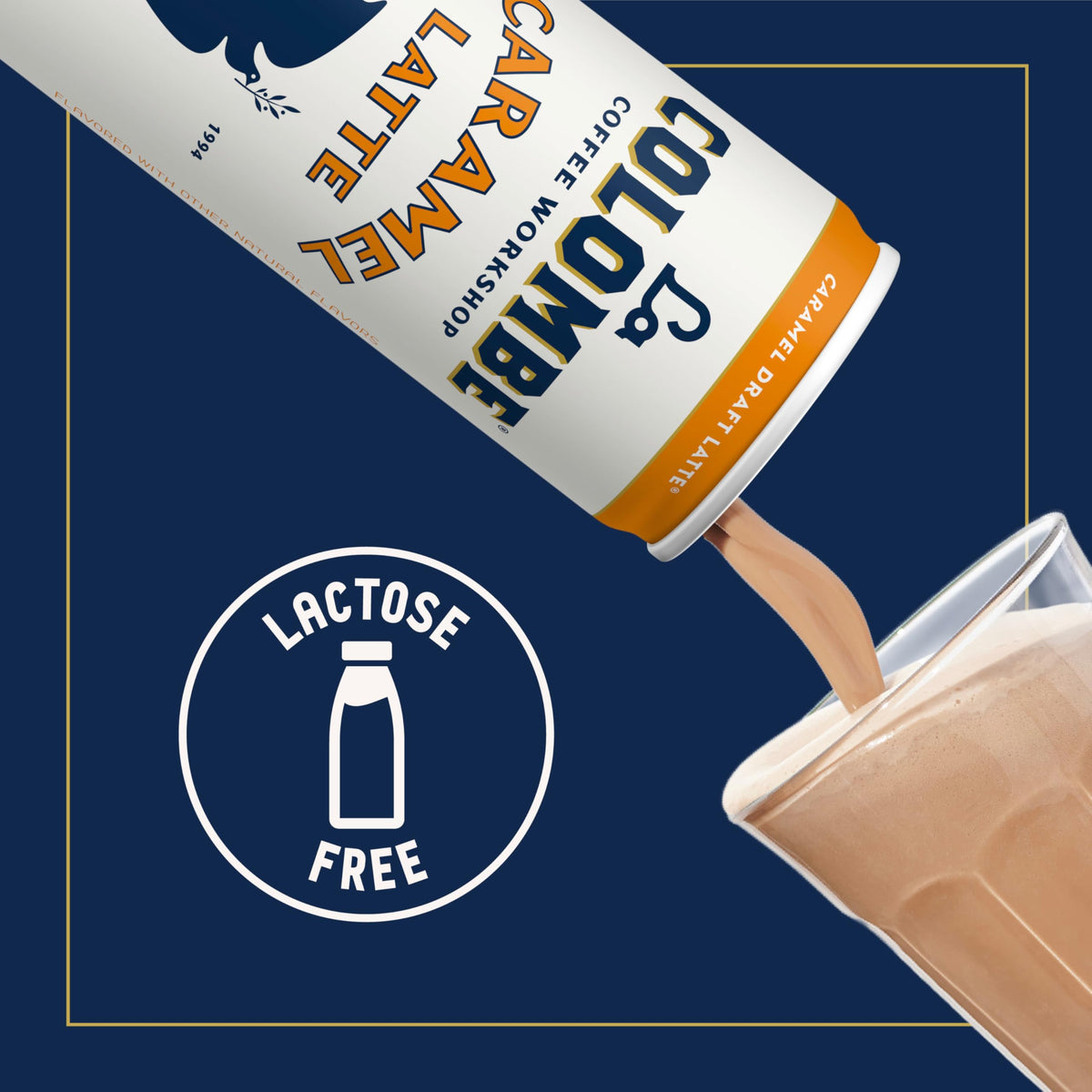 La Colombe Caramel Draft Latte – 11oz Cans (Pack of 12) | Ready-to-Drink Cold Brew, Coffeehouse Quality