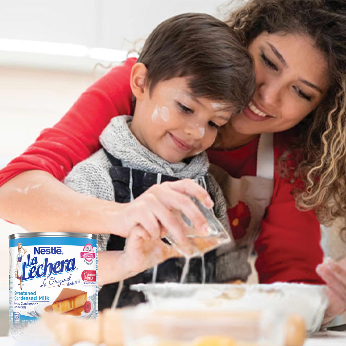 La Lechera Sweetened Condensed Milk – 12 Pack, Shelf-Stable Condensed Milk for Desserts & Coffee