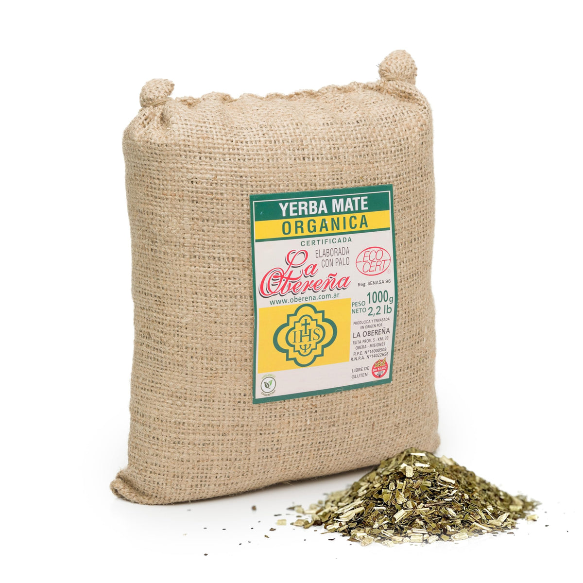 Organic Yerba Mate La Obereña Loose Leaf Tea | Hand-Harvested, Smoke-Free, Aged 12 Months