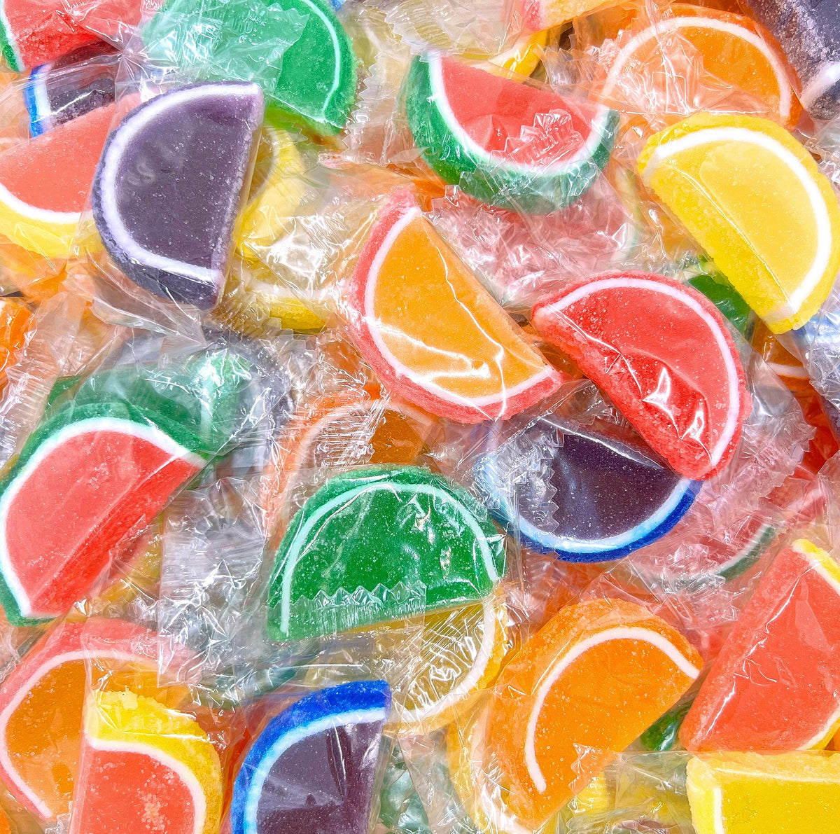 LAETAFOOD Fruit Slices Jelly Candy – 2.5 lb Bag (70 Count) | Nostalgic Assorted Flavors