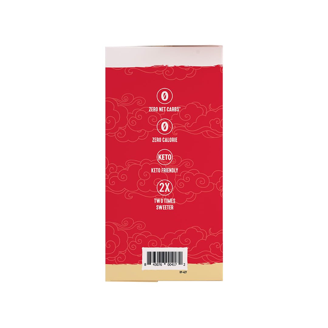 Lakanto Golden Monk Fruit Sweetener Packets with Erythritol — 2x Sweetness, 30 g Sachets, 300 Count