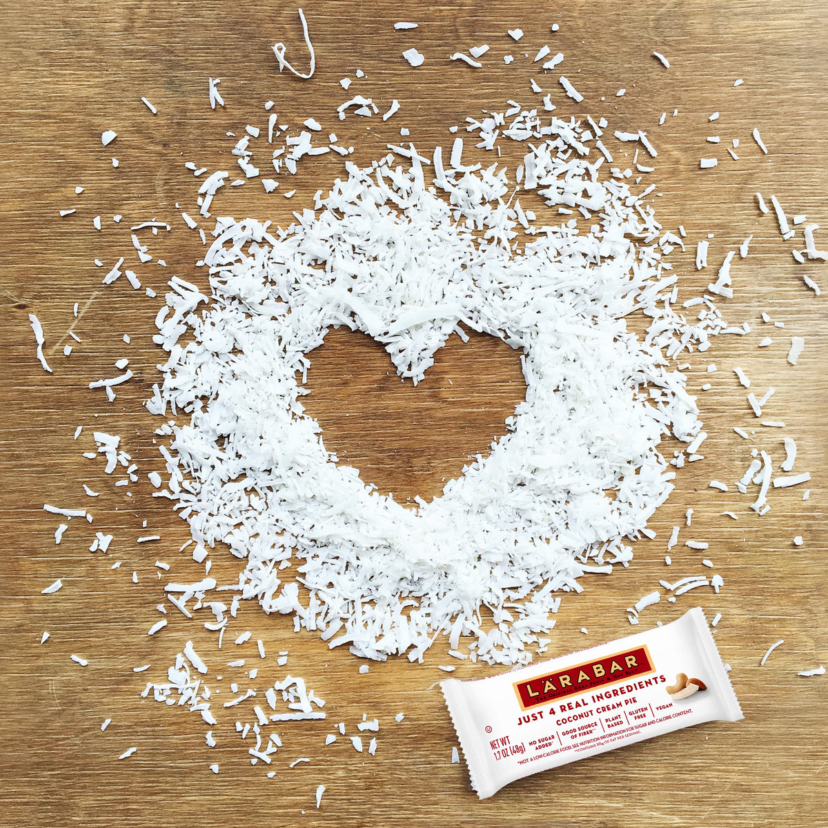 LÄRABAR Coconut Cream Pie Bars – Gluten Free & Vegan, 16 Count (27.2 oz) | Larabar