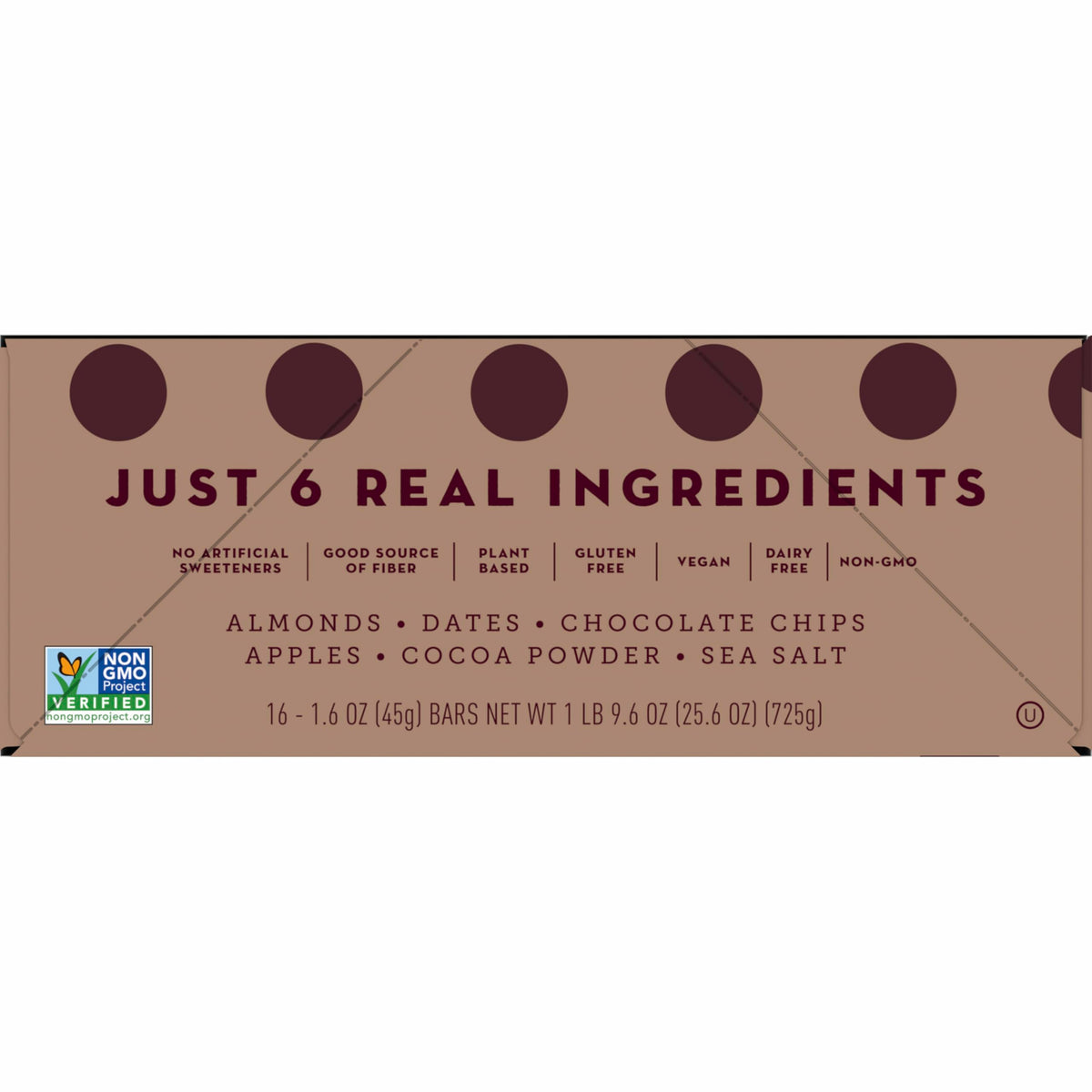 LÄRABAR Almond Butter Chocolate Chip Bars — Gluten Free & Vegan, 16 Bars (25.6 oz)
