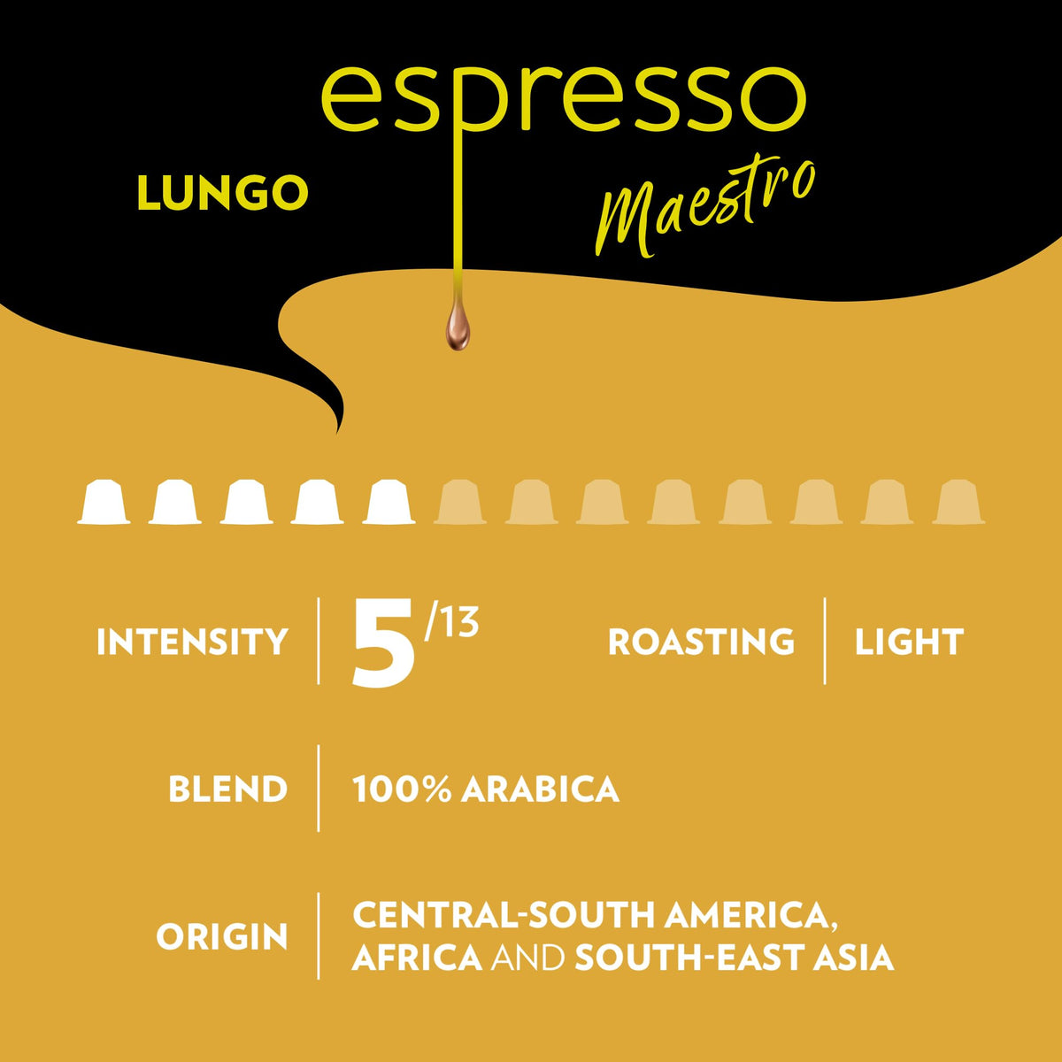Lavazza Espresso Favorites Collection — 60 Aluminum Capsules for Nespresso Original Machines