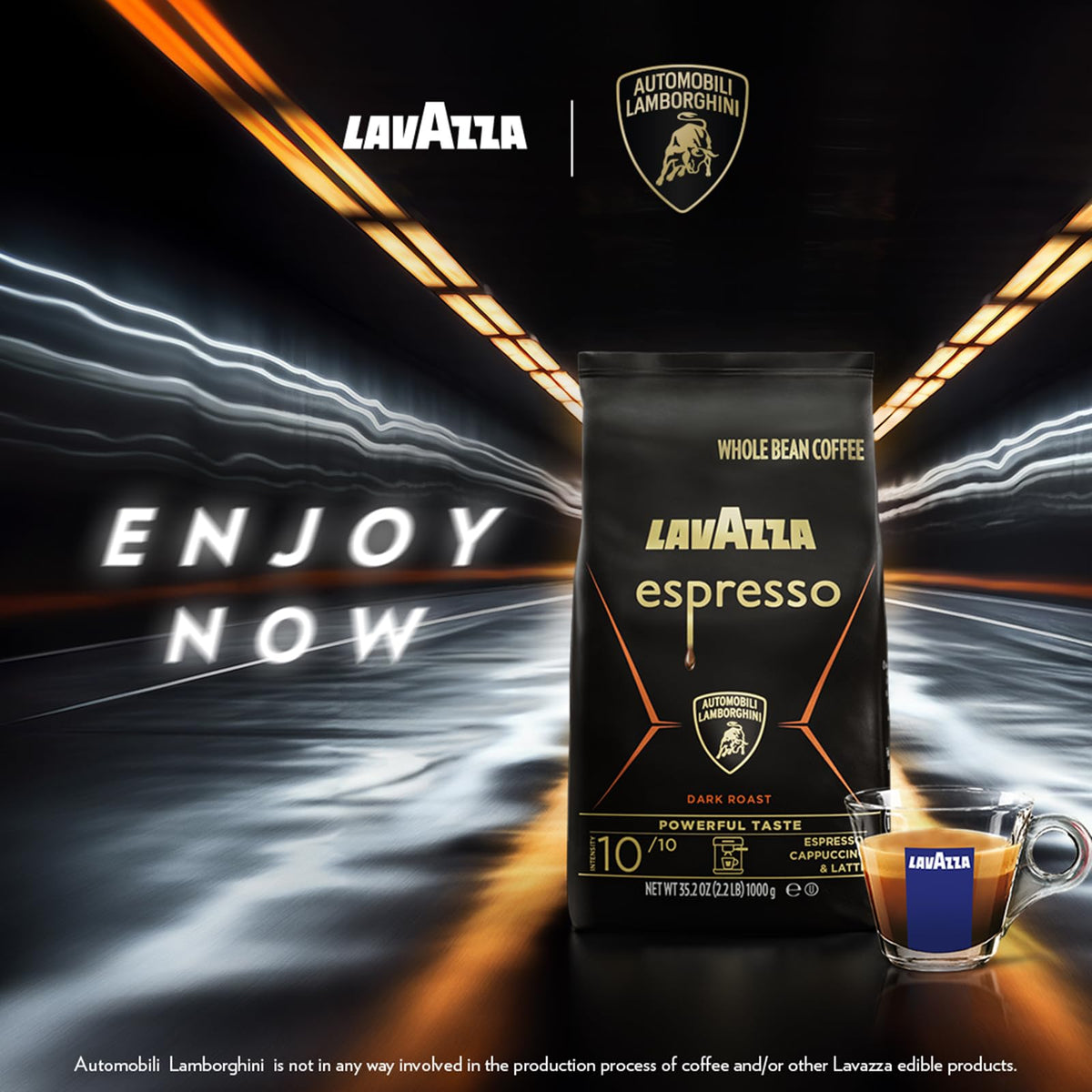 Lavazza Espresso for Automobili Lamborghini — Dark Roast Whole Bean (2.2 lb)