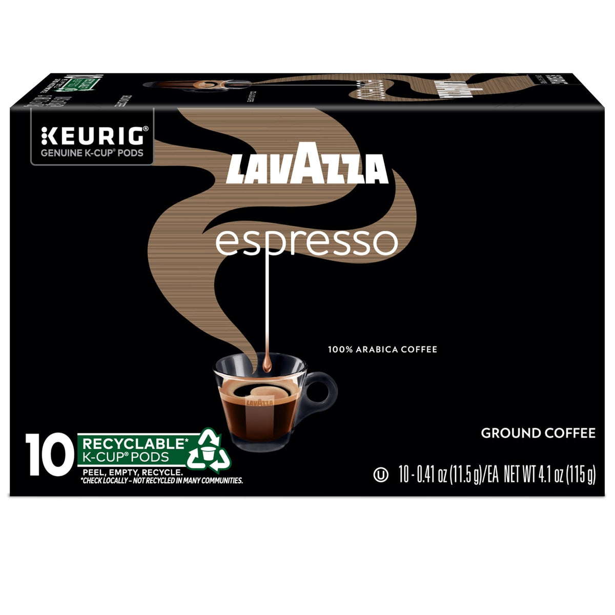 Lavazza Espresso K-Cup Pods – Medium Roast, 60-Count Box | Authentic Italian Coffee