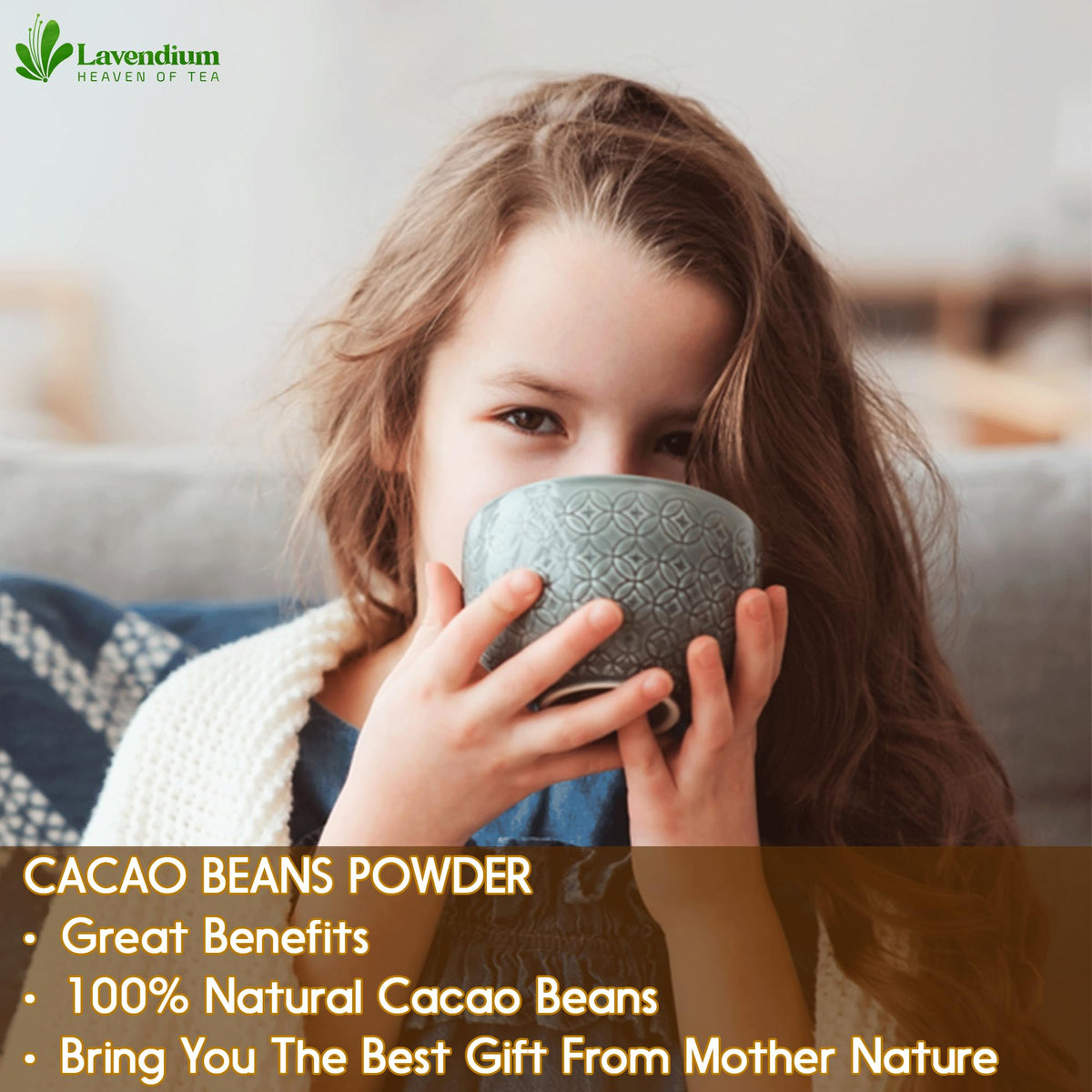 Lavendium 25oz Cacao Powder – 100% Natural, Unsweetened, Gluten-Free