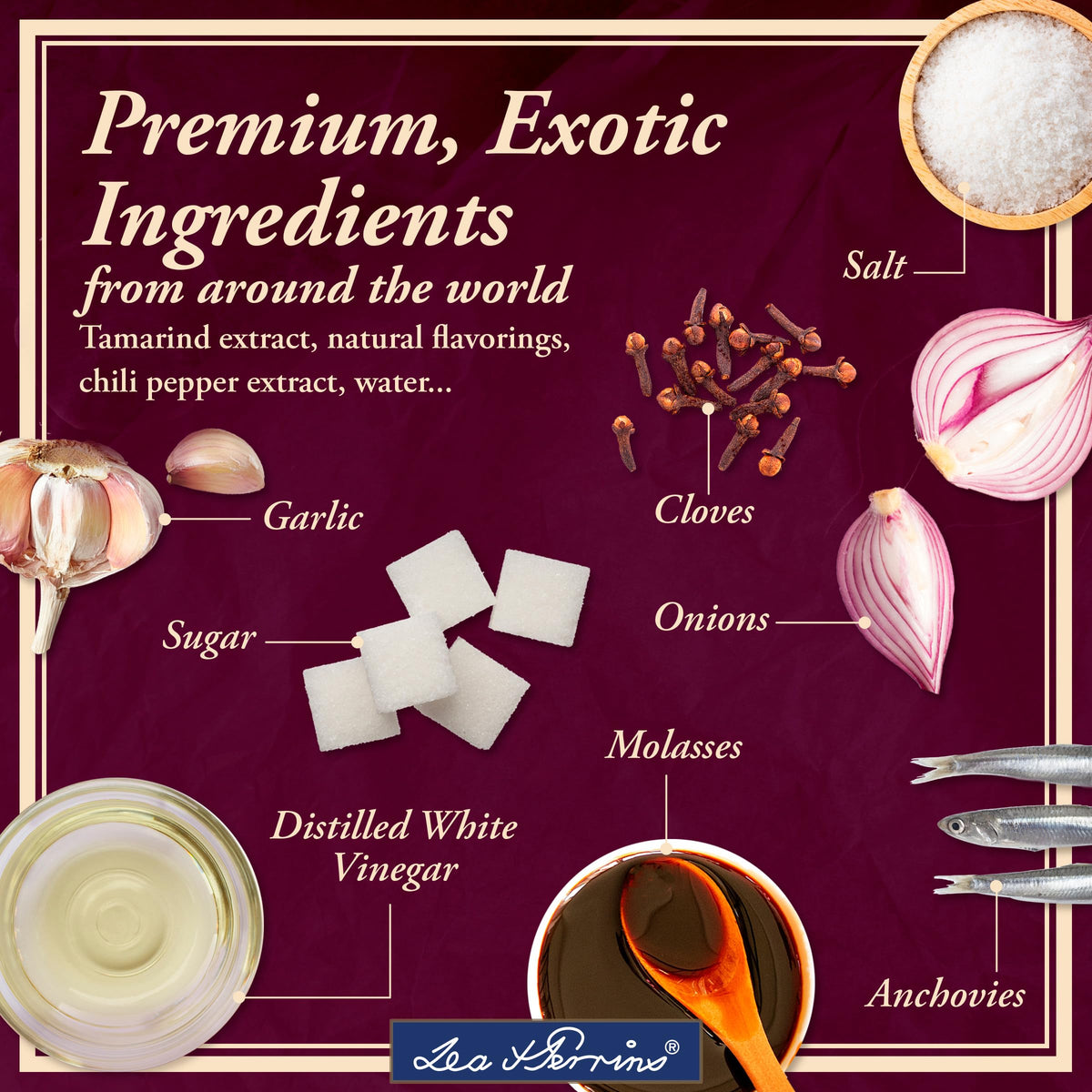 Lea & Perrins The Original Worcestershire Sauce, 1 Gal Jug – Rich Savory Marinades