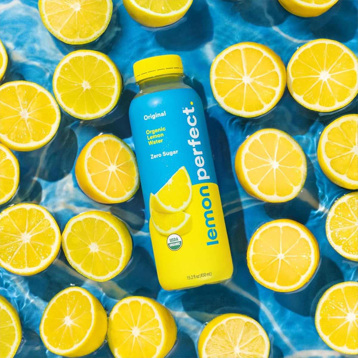 Lemon Perfect 4-Flavor Variety Pack | Zero Sugar Lemon Water, 12 x 15.2 oz Bottles