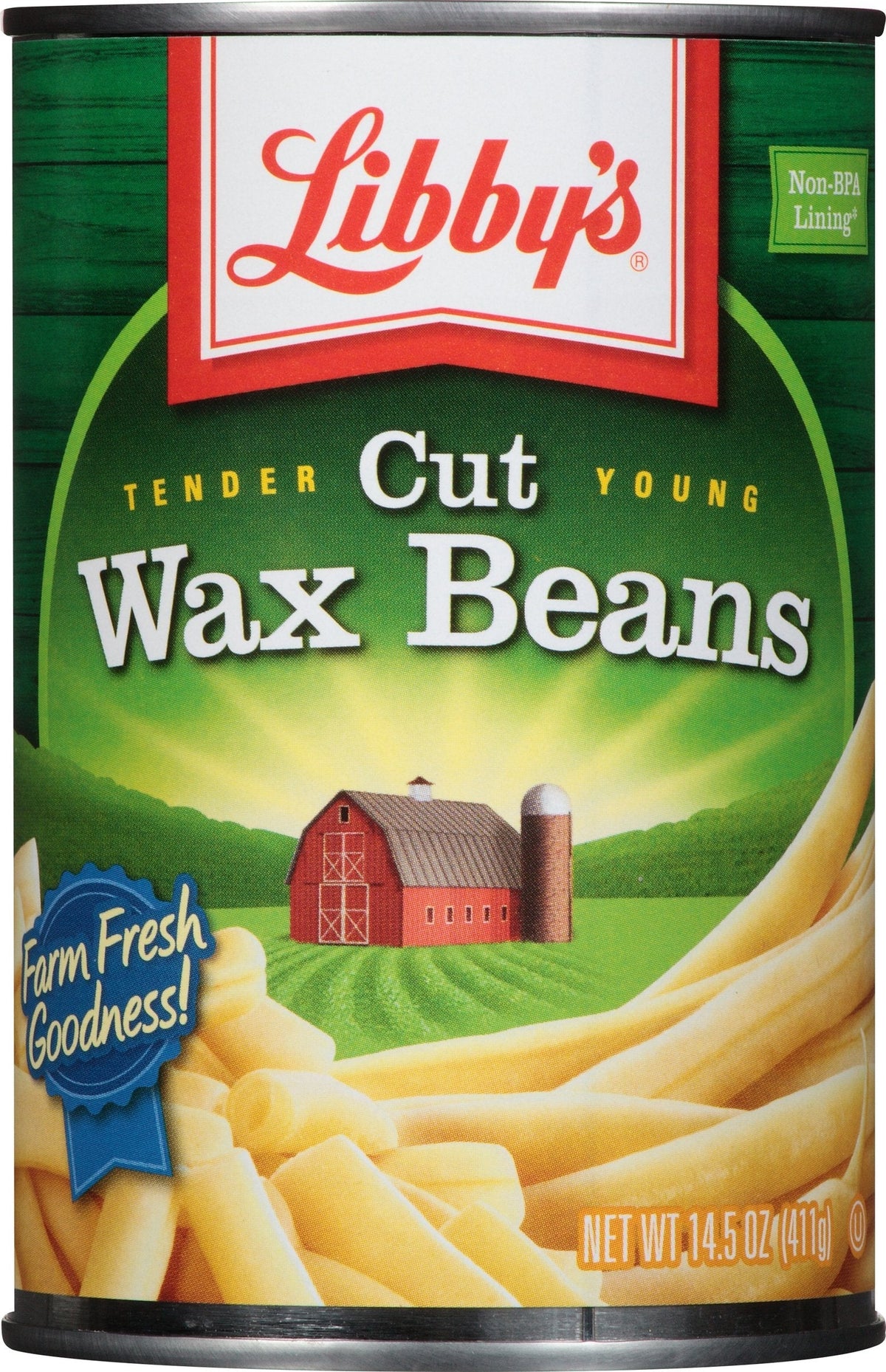 Libby's Cut Wax Beans – Tender Young Wax Beans, 14.5 oz Cans (Pack of 12)