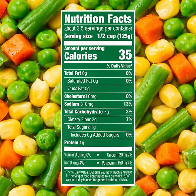 Libby's Mixed Vegetables | USA-Grown Seven-Vegetable Medley with Sea Salt | 15 oz (Pack of 12)