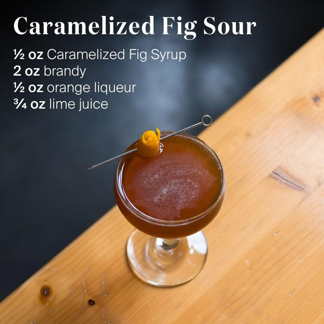 Liber & Co. Caramelized Fig Syrup – 50 Drinks, Old Fashioneds & Manhattans