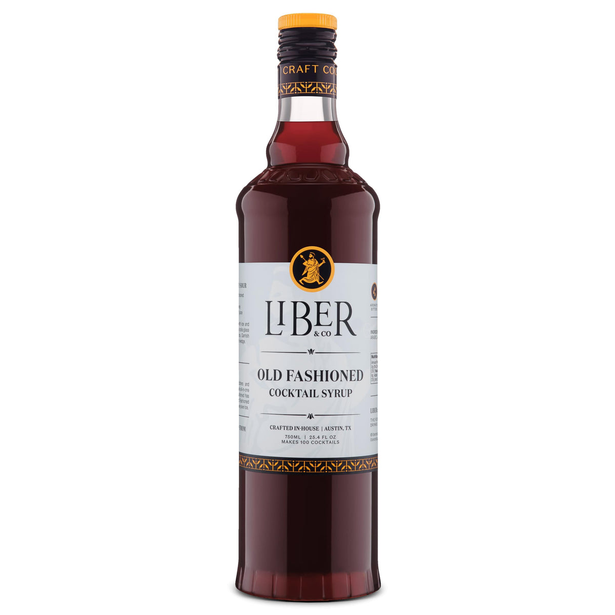 Liber & Co. Old Fashioned Mix – Makes 100 Cocktails | Bar-Quality Syrup, Austin TX