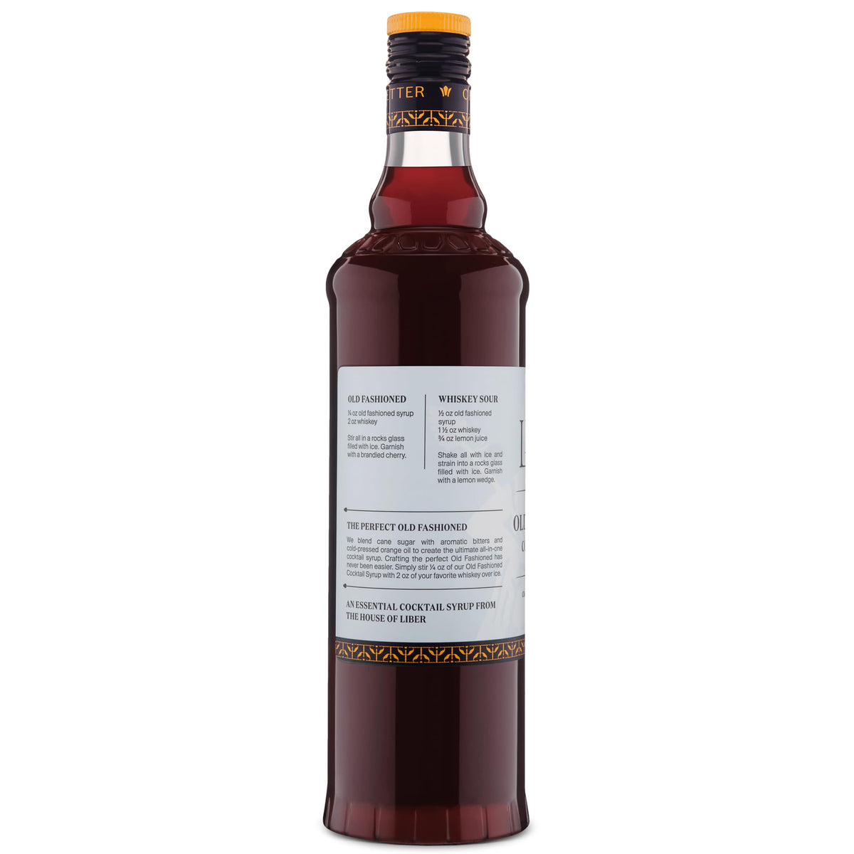 Liber & Co. Old Fashioned Mix – Makes 100 Cocktails | Bar-Quality Syrup, Austin TX