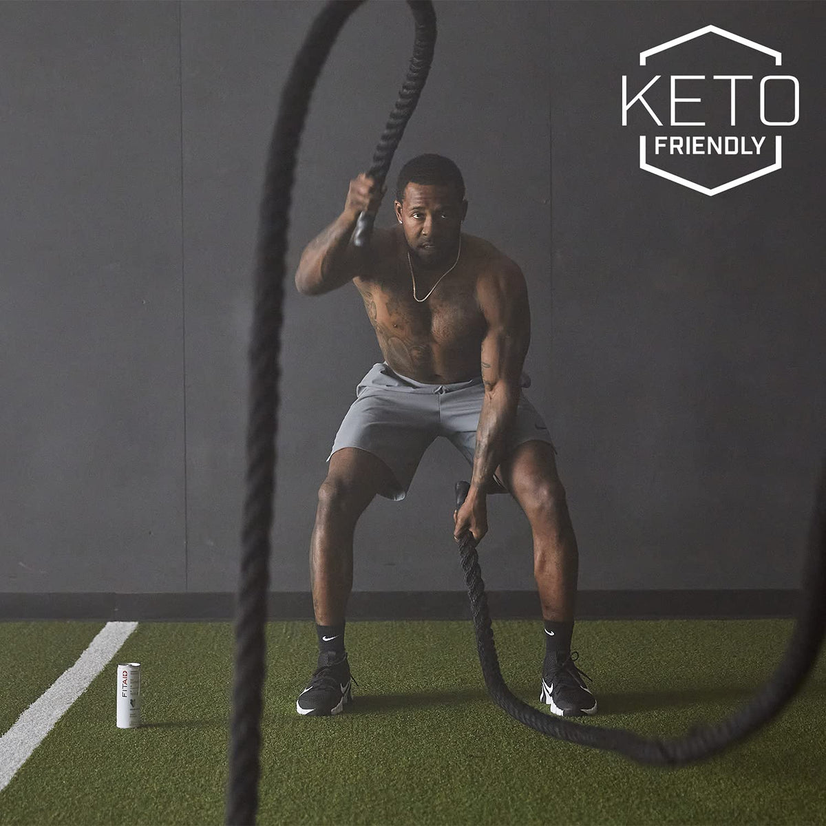 LIFEAID FITAID RX Zero - Keto-Friendly, 5 Calorie Post-Workout Drink with Creatine & BCAAs