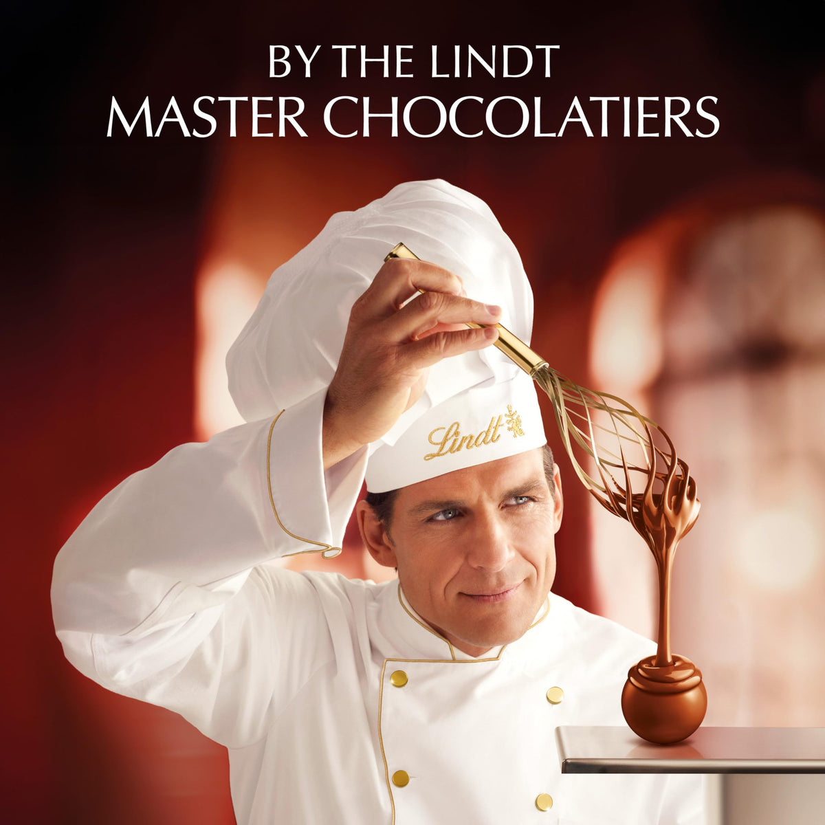 Lindt LINDOR Caramel Milk Chocolate Truffle Bar — 24 Pack, Smooth Melting Center