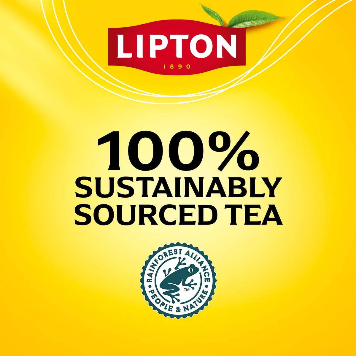 Lipton Black Tea Bags 600-Count – Premium Breakfast Tea with High Caffeine