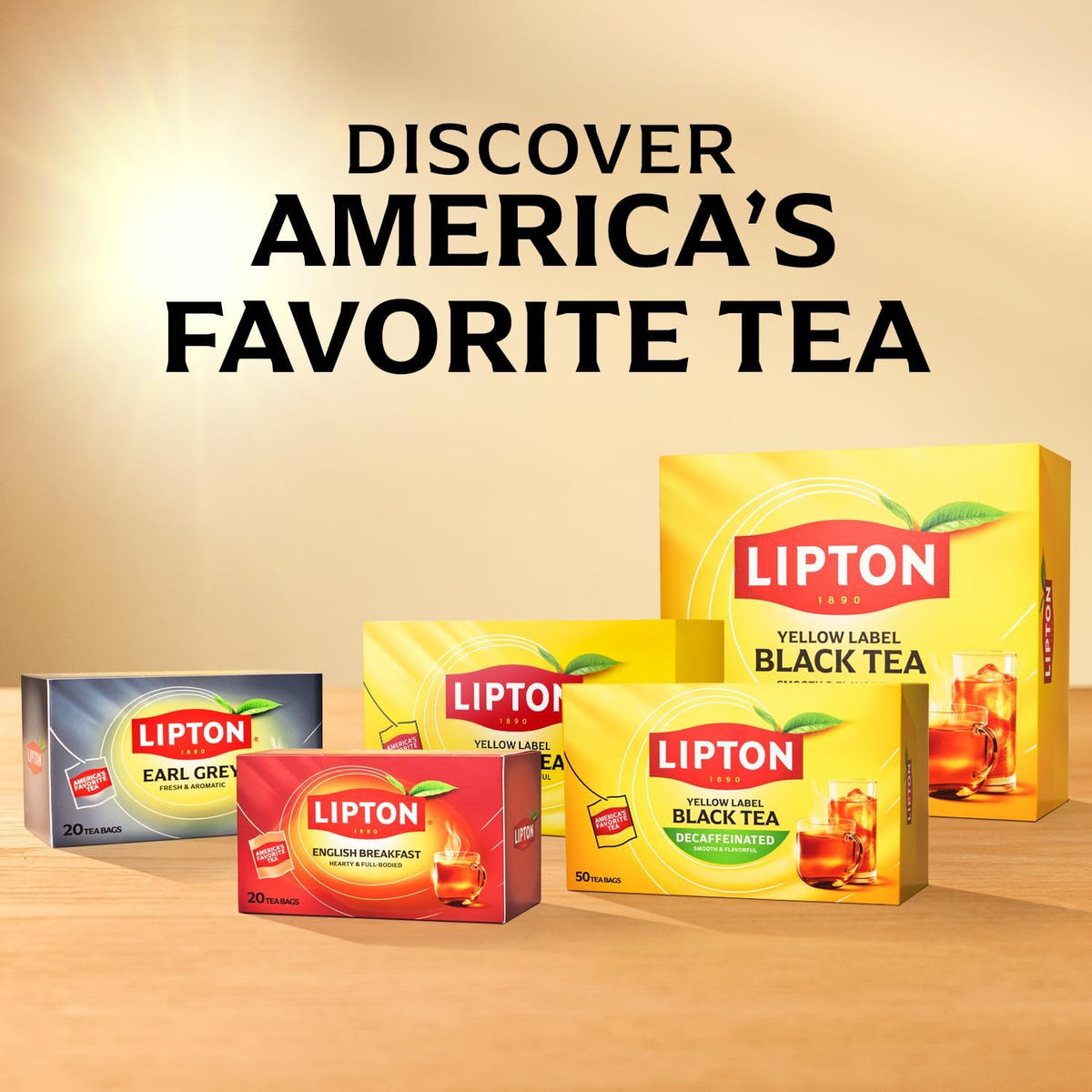Lipton Black Tea Bags 600-Count – Premium Breakfast Tea with High Caffeine