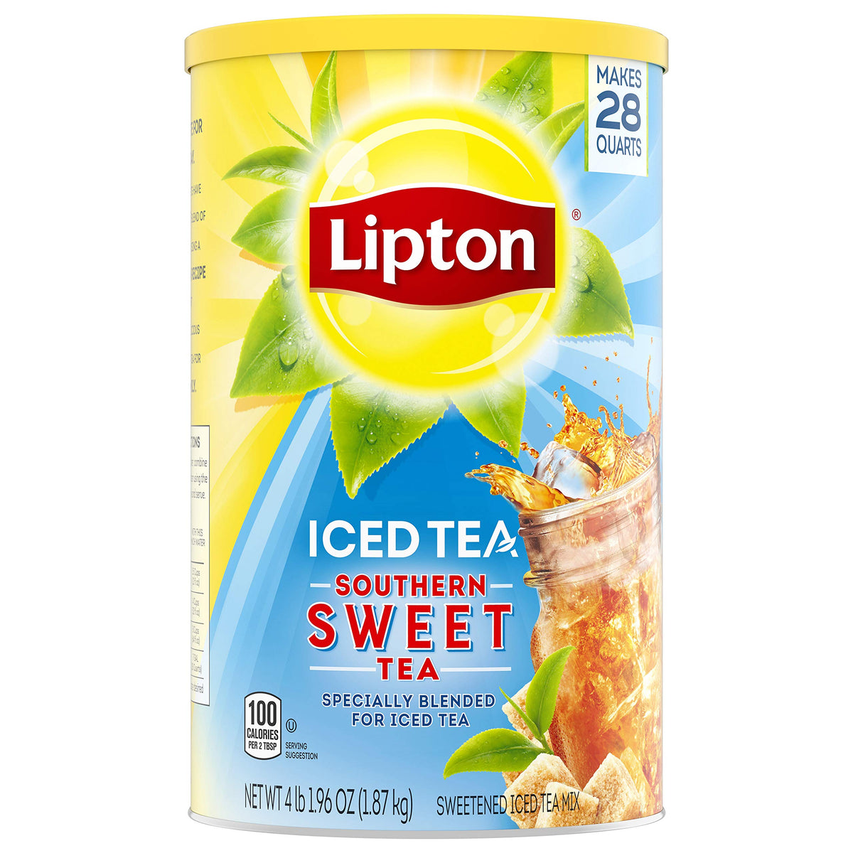 Lipton Southern Sweet Iced Tea Mix — Makes 28 Quarts (1 Pack)