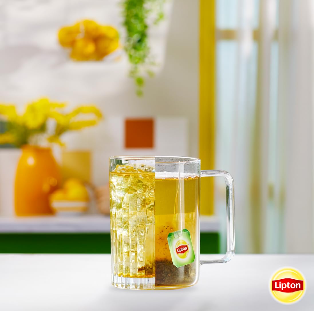 Lipton Green Tea: 100% Natural Signature Blend with Jasmine — 5 x 100 Bags