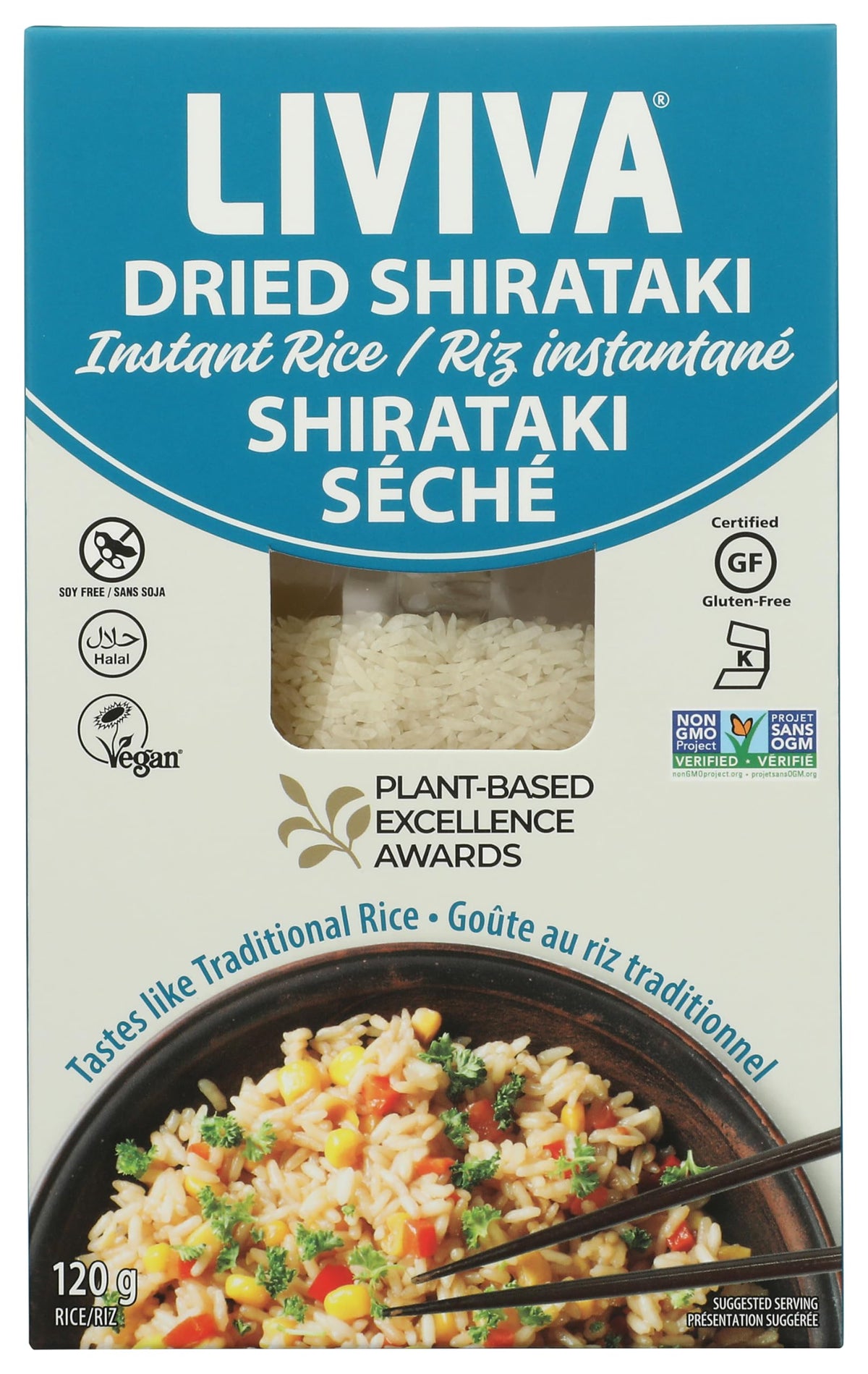LIVIVA Dried Shirataki Low Carb Pasta – Konjac Noodles, Gluten Free, Keto-Certified (6 Pack)