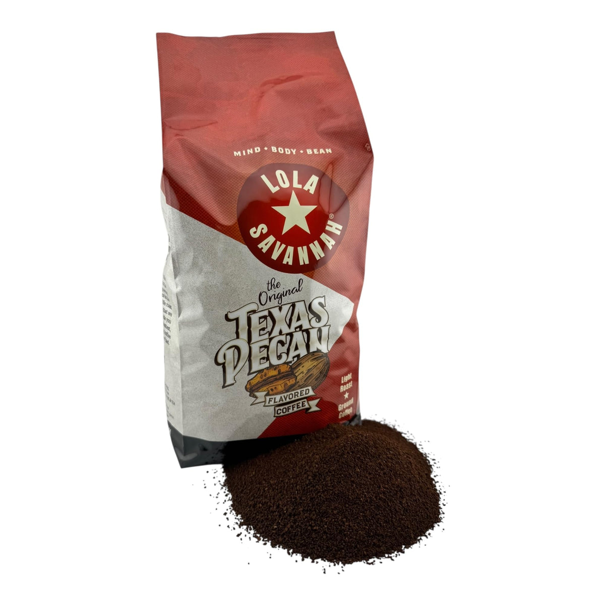 Lola Savannah Texas Pecan Ground Coffee - 2 lb, Caffeinated