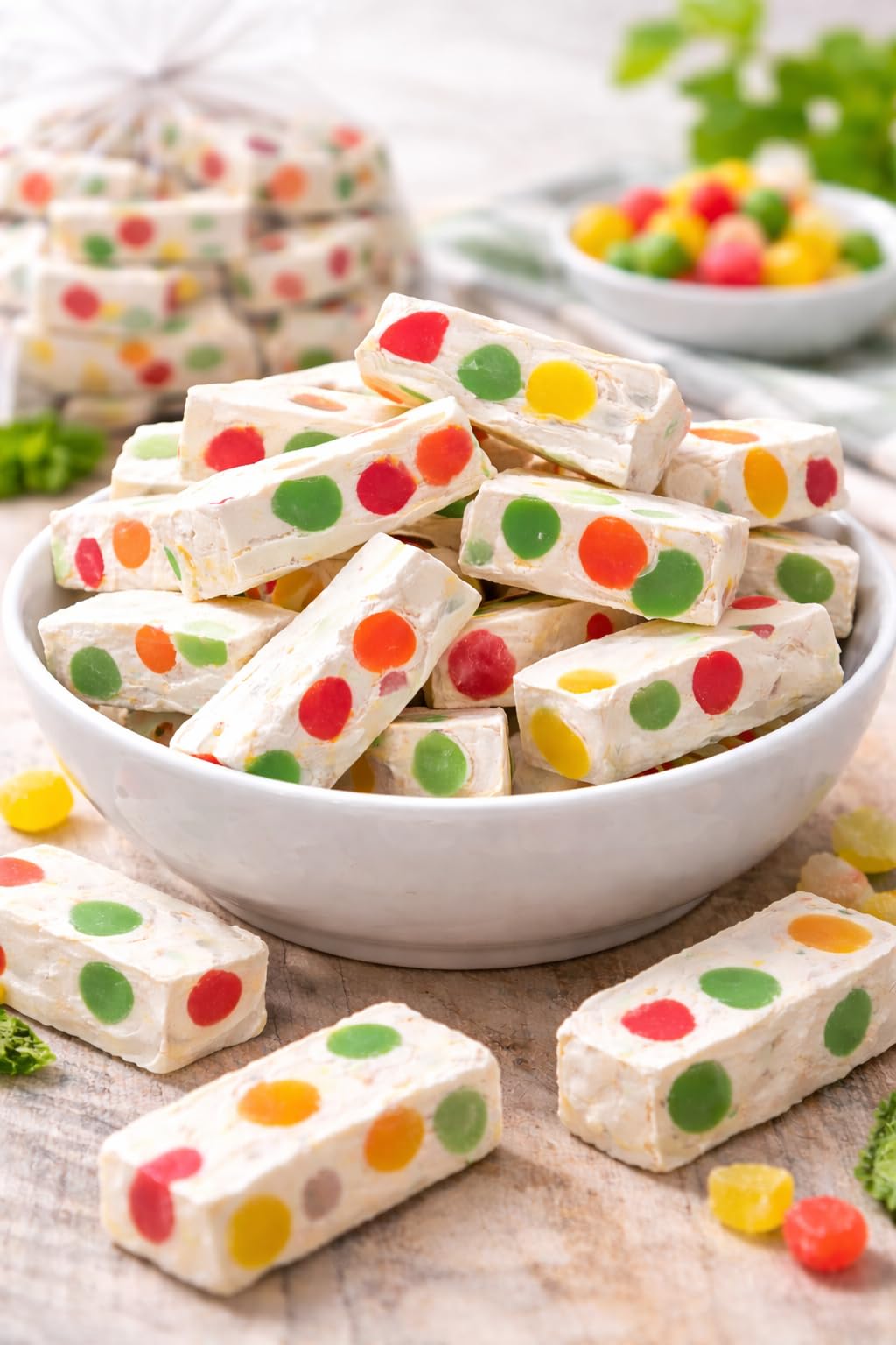 Italian Jujube Nougat Candies – Original, Soft & Chewy – 2.2 lb Bulk Bag | Lyza's Sweets & Treats