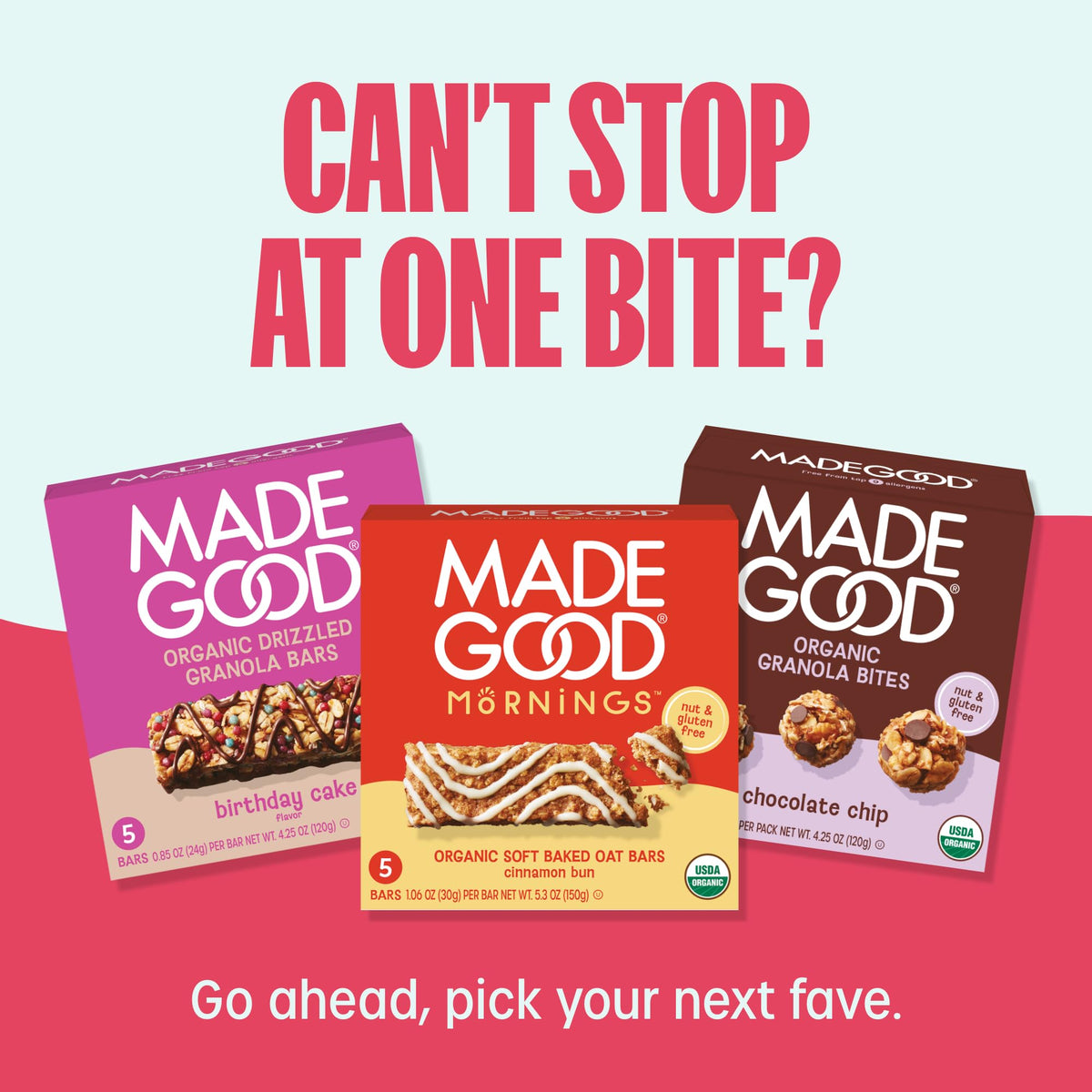 MadeGood Crispy Squares Strawberry – Gluten Free Snack Bars, 36 Count
