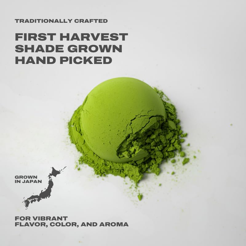 MAISON MATCHA Organic Ceremonial Grade Matcha – First Harvest from Shizuoka, Sugar-Free, 80g