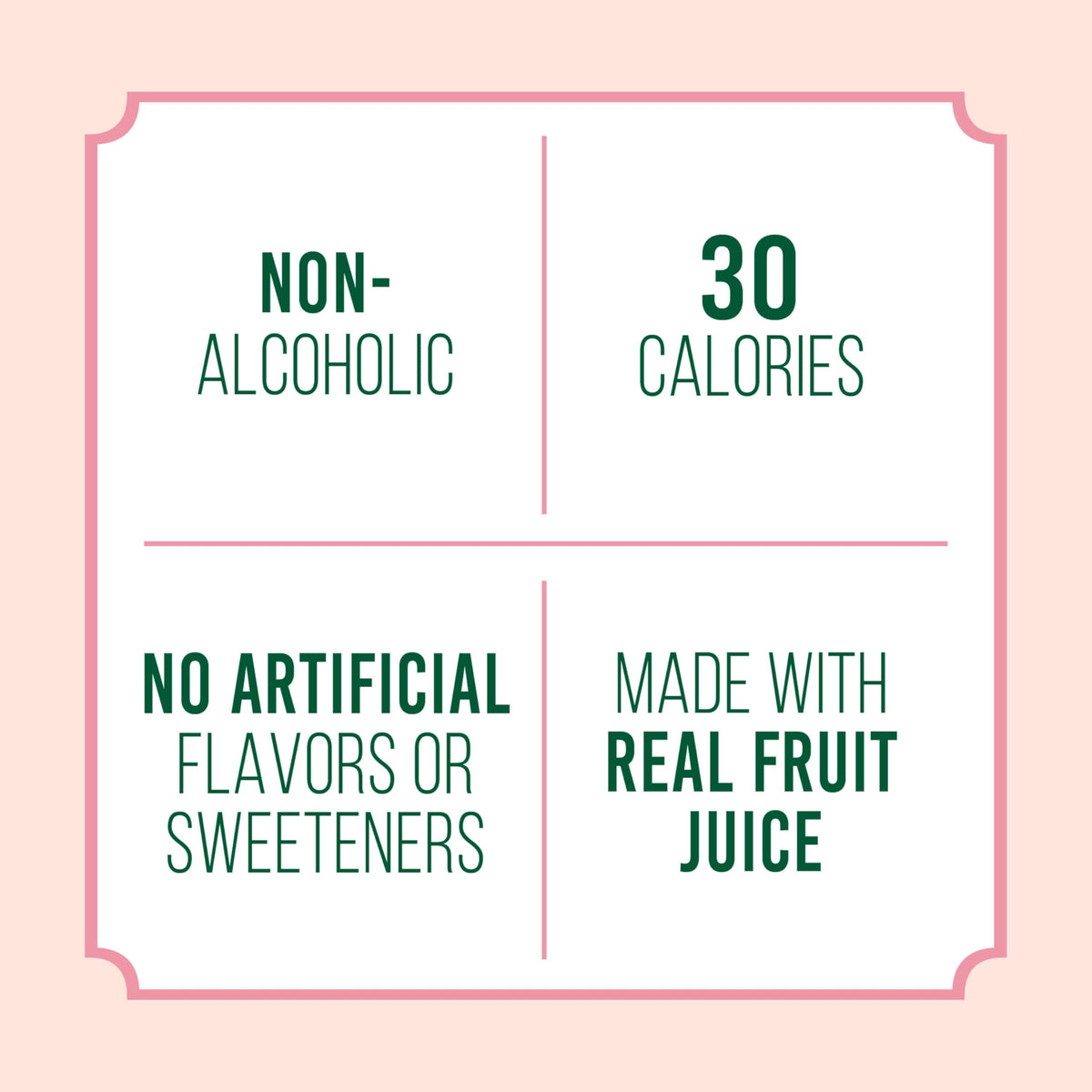 Maison Perrier Chic Peach Spritzer – Low-Calorie Sparkling Mocktail, 24-Pack