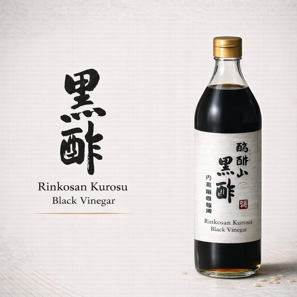 MAJI RICE Japanese Black Vinegar – Uchibori Rinkosan Kurozu (Double Brown Rice Fermented)