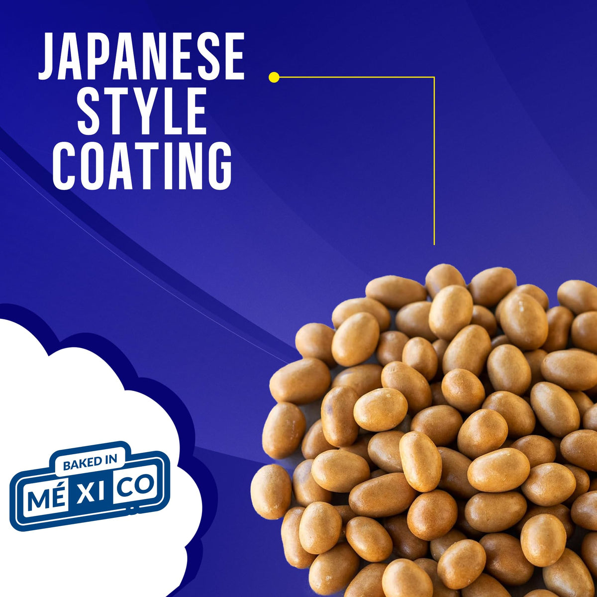 Manzela Japanese Style Coating Peanuts – Crunchy, Savory-Sweet Mexican Snack | 2-Pack