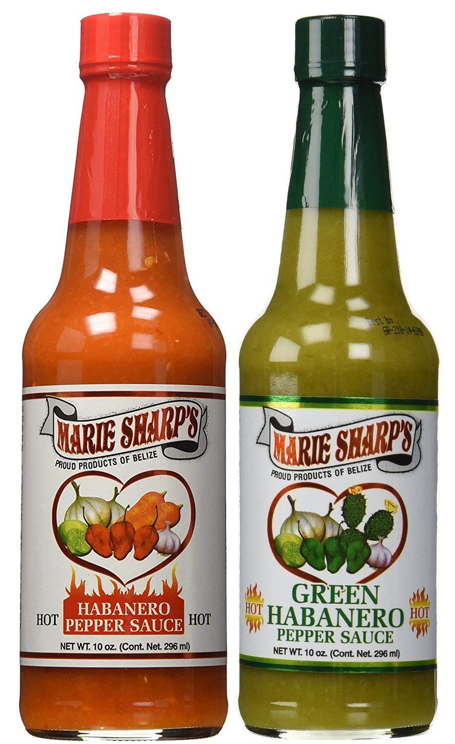 Marie Sharp's HOT and Green Habanero Pepper Sauce 10oz – Bold, Versatile Flavor