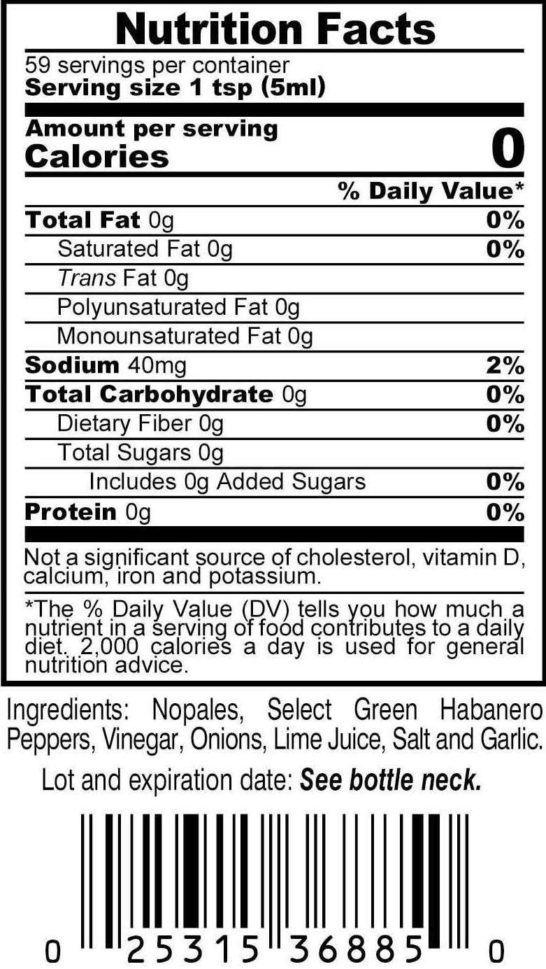 Marie Sharp's HOT and Green Habanero Pepper Sauce 10oz – Bold, Versatile Flavor