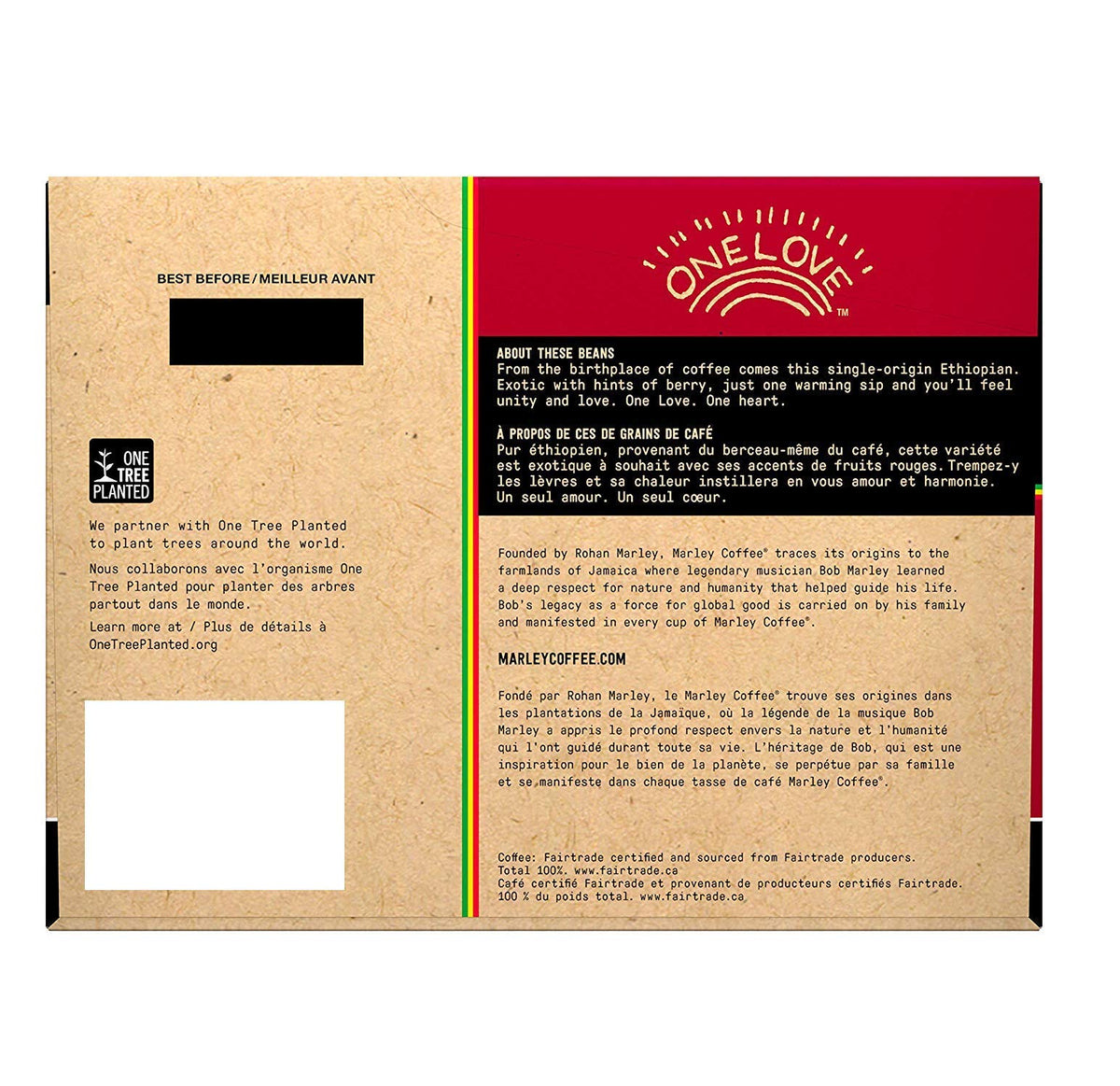 Marley Coffee One Love RealCup 96 Count – Single Serve Keurig Compatible