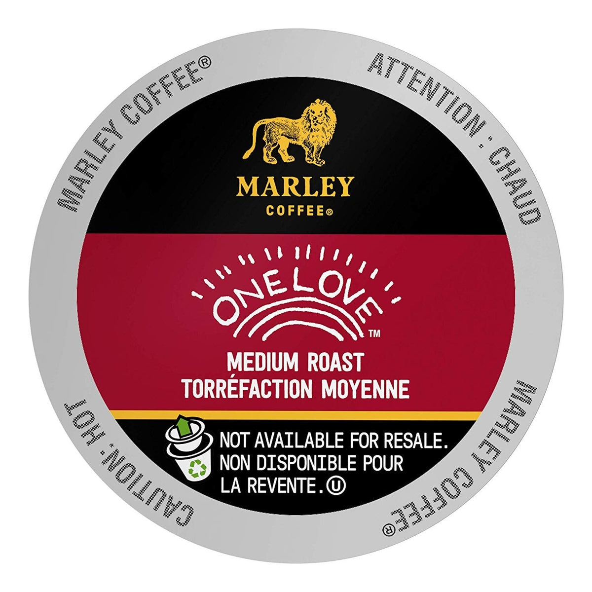 Marley Coffee One Love RealCup 96 Count – Single Serve Keurig Compatible