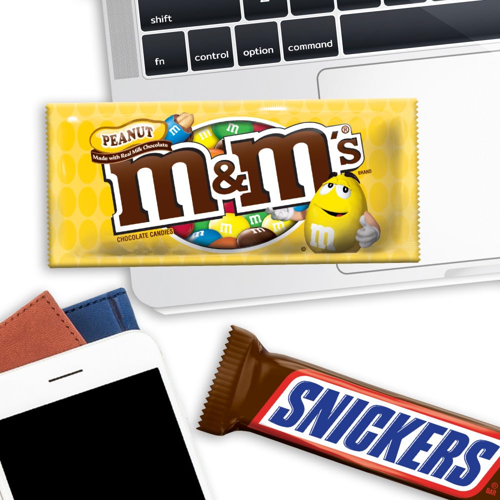 Mars Variety Pack — M&M'S, SNICKERS, 3 MUSKETEERS, SKITTLES & STARBURST, 30 Full-Size Bars (56.11 oz)