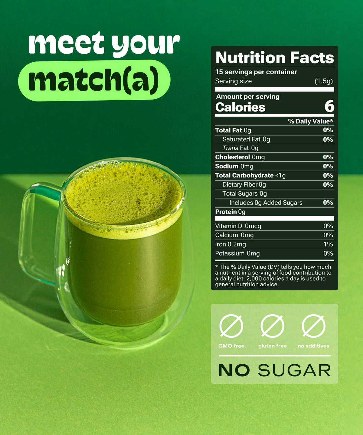 MATCHA DNA Organic Matcha Powder - 16oz Tin | USDA Organic, BPA-Free Packaging, Gluten-Free & Vegan