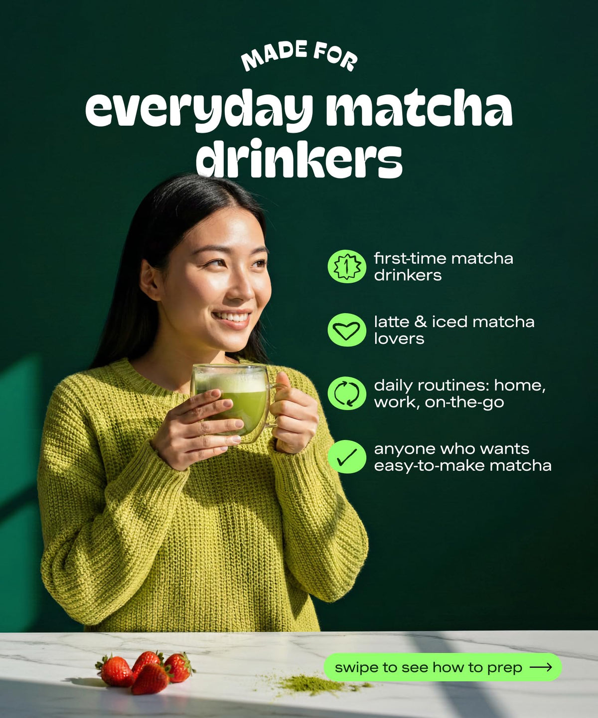 MATCHA DNA Organic Matcha Powder - 16oz Tin | USDA Organic, BPA-Free Packaging, Gluten-Free & Vegan