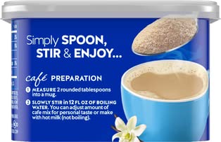Maxwell House International French Vanilla Sugar Free Coffee Beverage Mix – Pack of 4, 4 oz Canisters