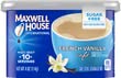 Maxwell House International French Vanilla Sugar Free Coffee Beverage Mix – Pack of 4, 4 oz Canisters