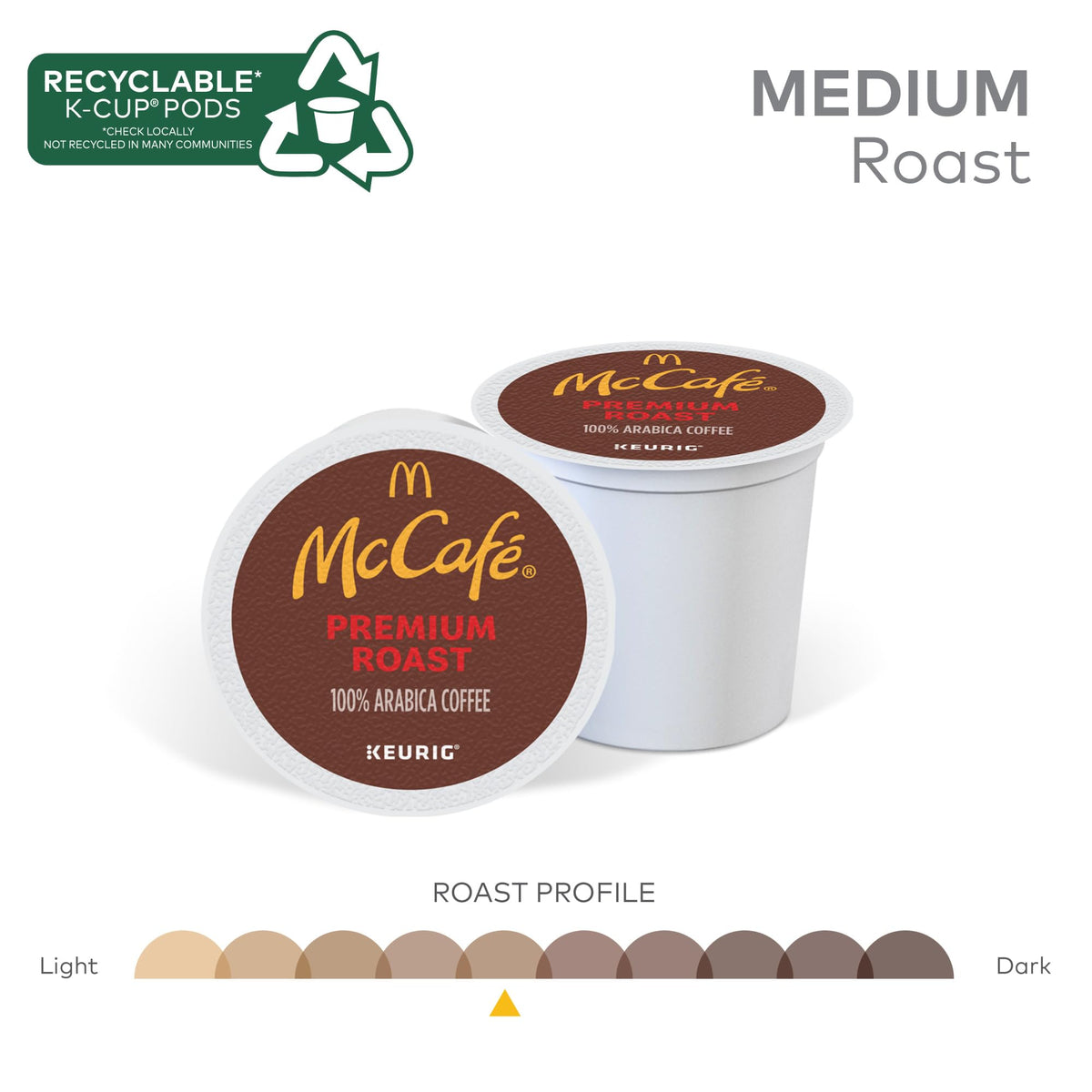 McCafé Premium Roast Keurig K-Cup Pods – Medium Roast Coffee, 48 Count