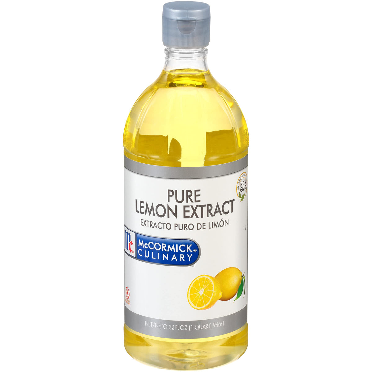 McCormick Culinary Pure Lemon Extract – 32 oz | Bright Citrus Flavor for Desserts
