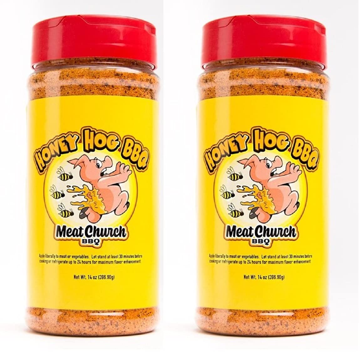 Meat Church Honey Hog BBQ Rub Combo — 2 x 14 oz Gluten Free