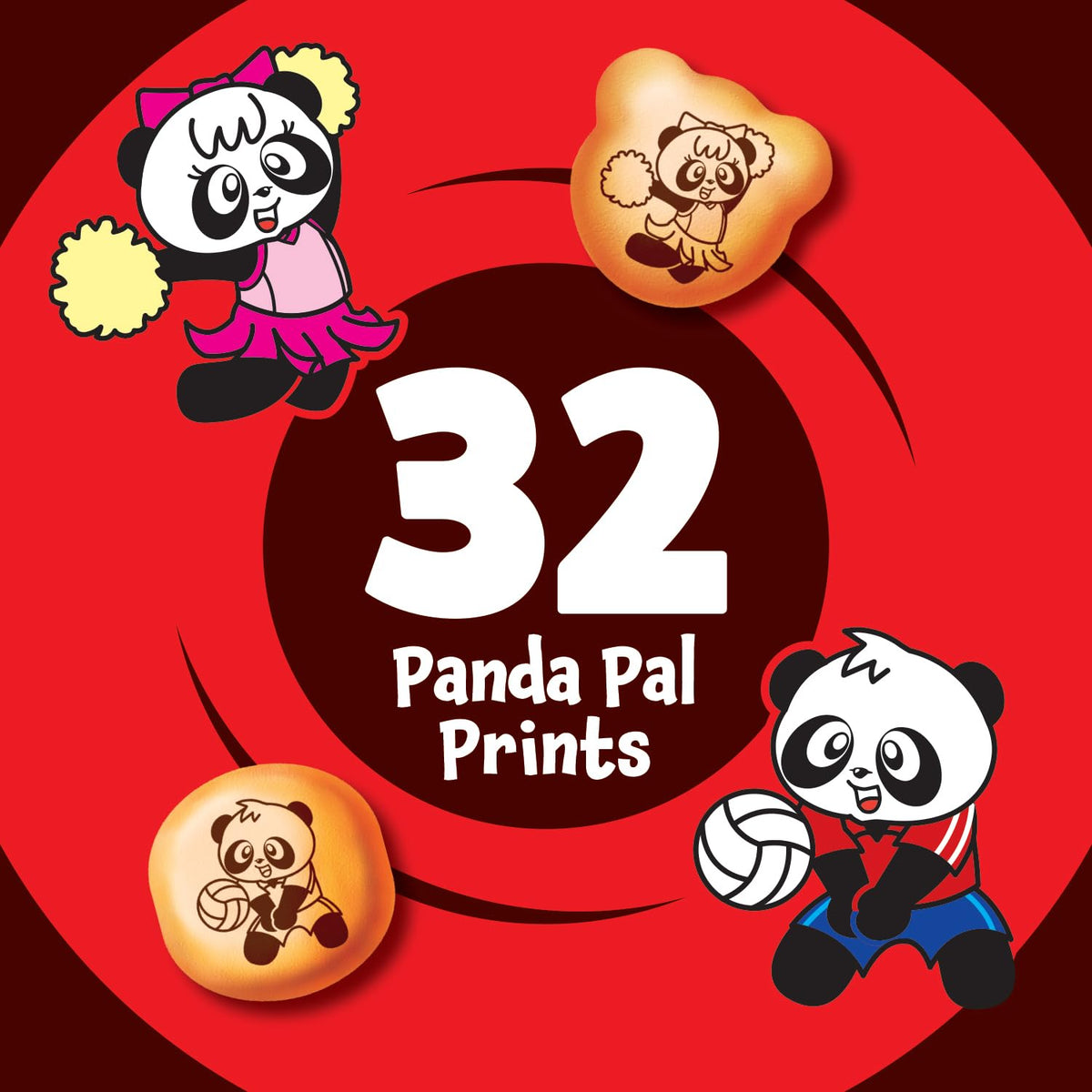 Meiji Hello Panda Cookies – Chocolate Crème Filled, 8 Boxes of Bite-Sized Panda Sports Snacks