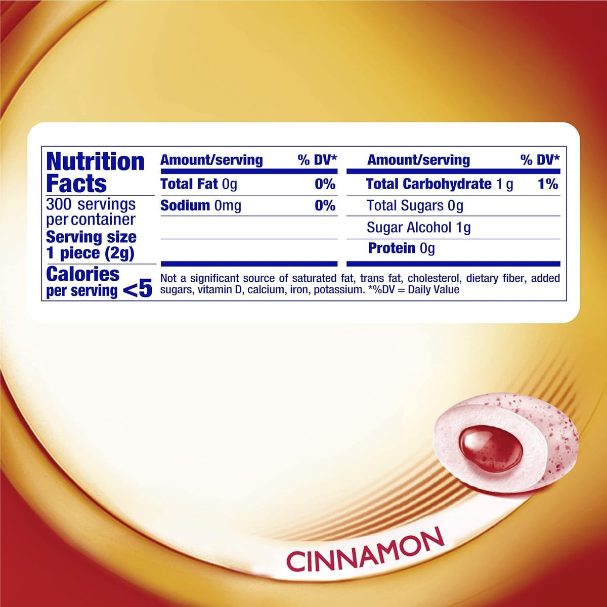 Mentos Pure Fresh Cinnamon Sugar-Free Gum with Xylitol – 6 Bottles (50 Pieces Each)