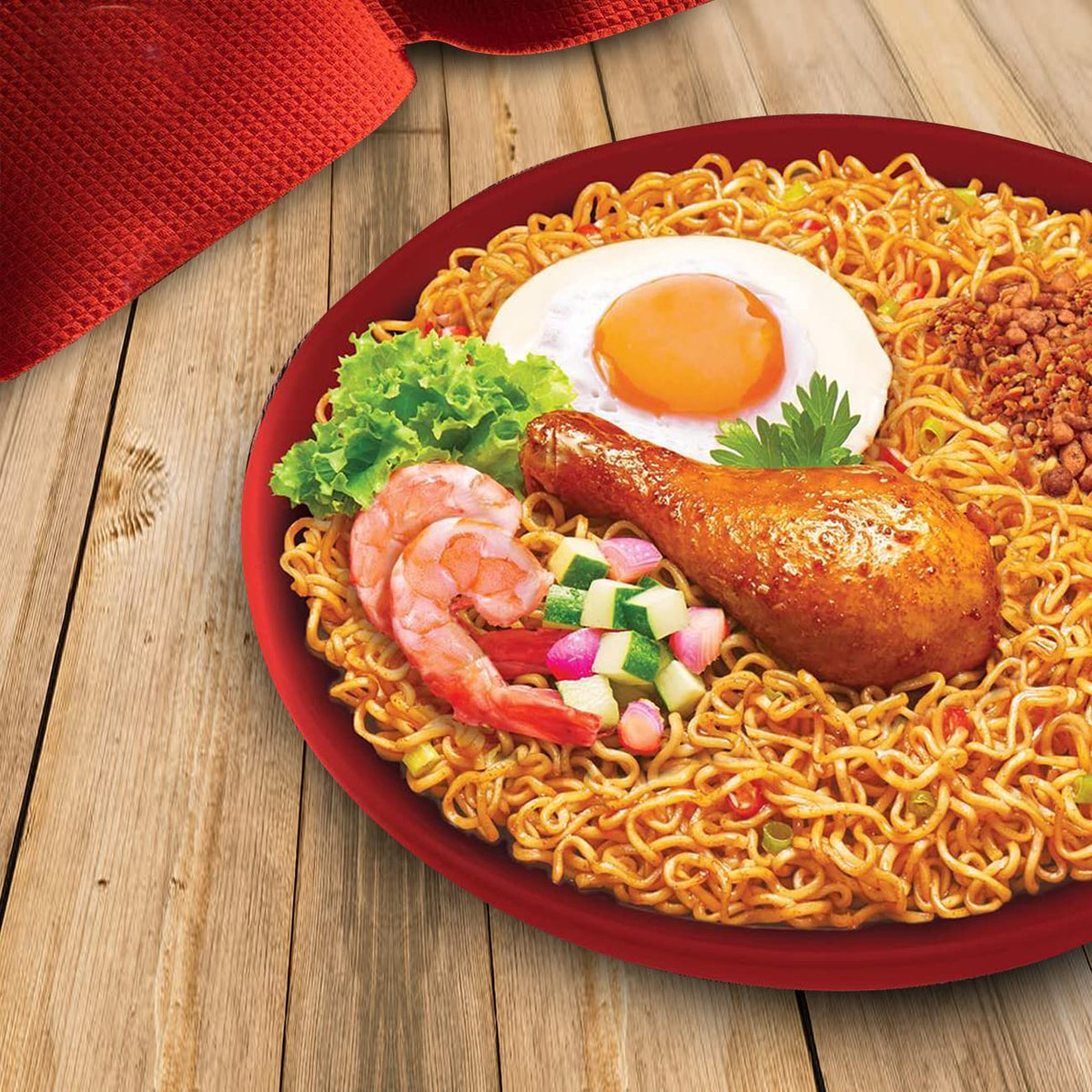 Mi Sedaap Mi Goreng Instant Stir Fry Noodles (30 Pack) – Original Flavor, Halal Certified | Wingsfood Sedaap