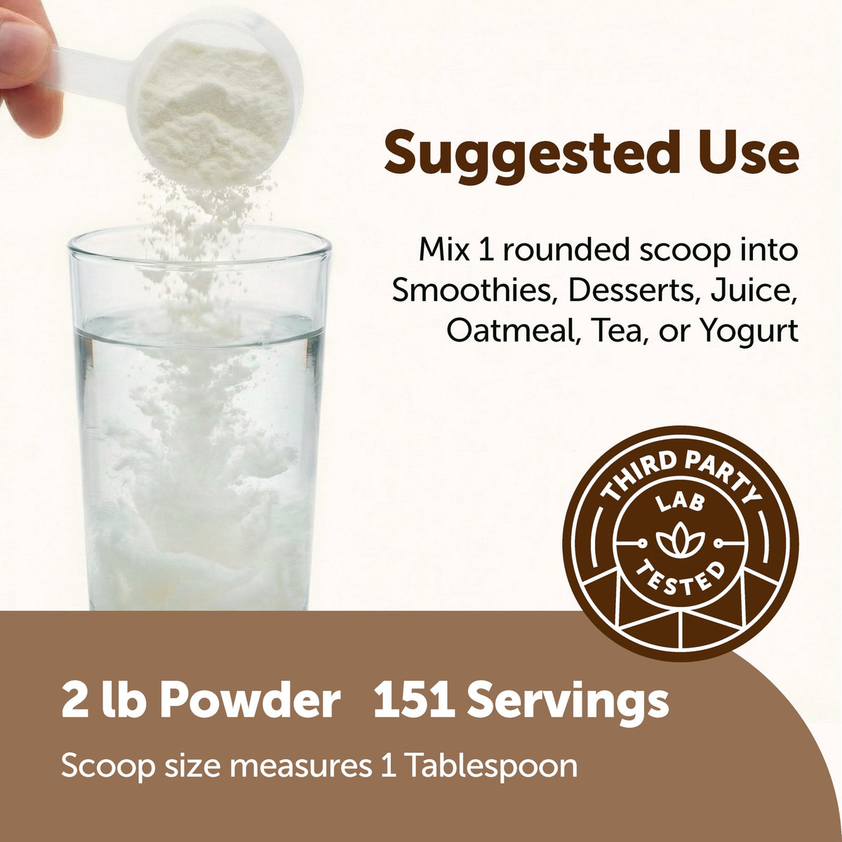 Micro Ingredients Organic Coconut Milk Powder 2 lb | Plant-Based Creamer for Coffee, Tea & Smoothies | Non-GMO, Gluten-Free, Keto & Paleo