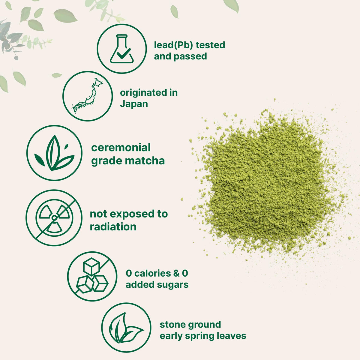 Micro Ingredients Organic Ceremonial Grade Matcha Powder, 100 Servings | First Harvest Japanese Matcha for Latte, Beverages & Baking