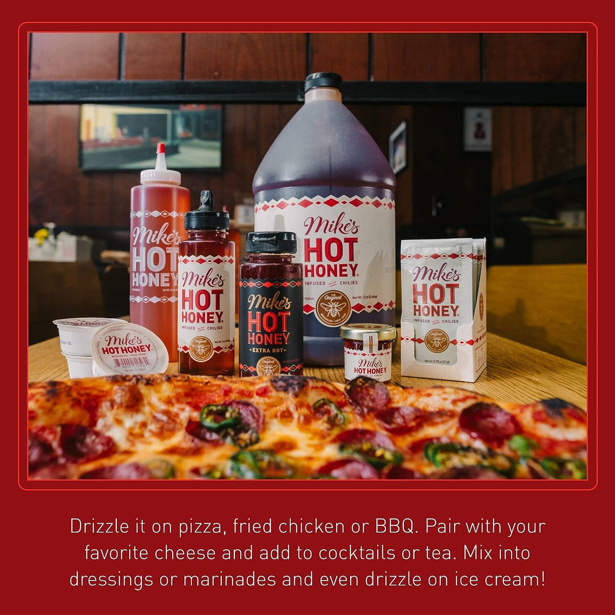 Mike's Hot Honey 192oz Jug – Sweet Heat Chili Infused Honey